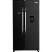 HEINNER hladilnik z zamrzovalnikom HSBS-H439NFBKWDE