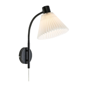 Markslöjd 108752 - Stenska svetilka MIRA 1xE14/40W/230V črna/bela