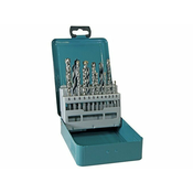 MAKITA 18-delni set za vrtanje v kovinski škatli D-46202