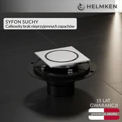 shumee Točkovni odtok Helmken 37U4041H, 100 x 100 mm, kromiran