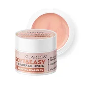 Claresa Soft&Easy plesni bleščice gradilni gel 45 g