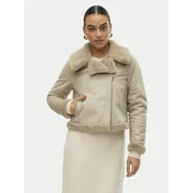 Vero Moda Ovčje usnje Peggy 10290150 Siva Regular Fit