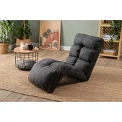 ATELIER DEL SOFA Fotelja Fuwa Single Dark Grey