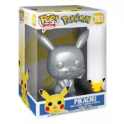 Funko Pop! Games: Pokemon Pikachu 10“ silver metalic