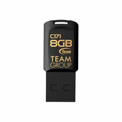 Team Group USB-Stick Color Series C171 - USB type-A 2.0 - 8 GB - Black