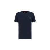 ALPHA INDUSTRIES Majica nočno modra/rjava/siva/bela