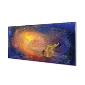 tulup.si Zidna obloga za kuhinju Človek nebo 140x70 cm