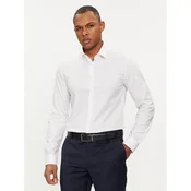 Calvin Klein Srajca Micro Dot K10K112884 Bela Slim Fit