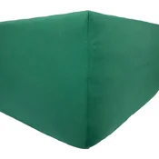 shumee Jersey Deluxe nastavljiva rjuha - steklenico zelena 100x200 z nastavljivim trakom