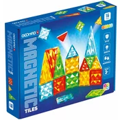 Geomag: Magnetne ploščice Gems magnetni gradbeni set, 16-delni komplet