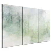 shumee Slika na italijanskem platnu 90 x 60 cm triptih - minimalističen slog - narava Slika na italijanskem platnu 120 x 80 cm triptih - minimalističen slog - narava