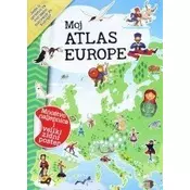 Moj atlas Europe - Mnoštvo naljepnica i veliki zidni poster