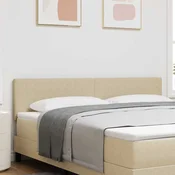 LED glava kreveta Siva zelena 180 cm Kordura tekstil