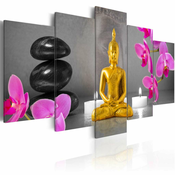 Slika - Zen: golden Buddha 100x50