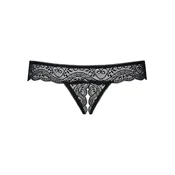 Tanga hlačke Obsessive Miamor (odprto mednožje)
