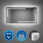 Ada 120 ogledalo z led osvetlitvijo 120x60 cm