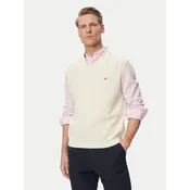 Tommy Hilfiger Pulover MW0MW43244 Kremna Regular Fit