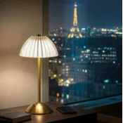 LED zatemnjiva polnilna namizna svetilka PARIS LED/2W/5V 800 mAh zlata