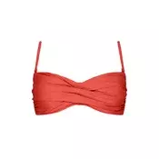 Barts KELLI TWISTED BANDEAU, kopalke ž.top bikini, rdeča 6619