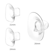 BabyOno set rezervnih delov za prsno črpalko Megan KIT III – lijaka 21 mm + 24 mm in 26 mm