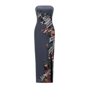 Ed Hardy Obleka temno modra/svetlo siva/oranžna