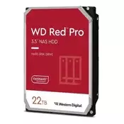 WD Red Pro WD221PURP 22TB, 3,5, 512MB 7200rpm, WD221KFGX