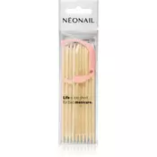 NeoNail Wooden Sticks leseni potiskač obnohtne kožice 10 kos