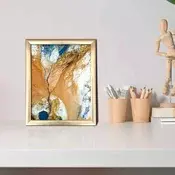 Wallity Dekorativna uramljena slika, 23.5x28.5cm, Šarena