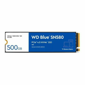 SSD Western Digital Blue™ SN580 500GB m.2 NVMe