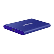 Samsung - Vanjski prijenosni disk Samsung T7 SSD, 2 TB, plavi