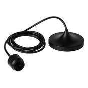 Viseča svetilka CORD PRO 8 cm, črna, aluminij, Umage