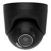 Ajax Systems 126266.197.BL1 Zunanja kupolasta kamera TurretCam HL 8 Mp 4 mm - črna