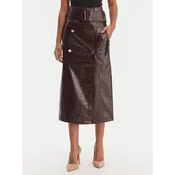 Morgan Krilo iz umetnega usnja 261-JADYNA Rjava Slim Fit