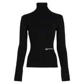 KARL LAGERFELD JEANS Pulover črna / bela