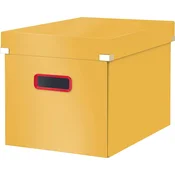 LEITZ COSY-WOW škatla za shranjevanje s pokrovom, 320x310x360, rumena 53470019