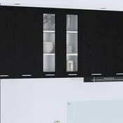 Viseci ormaric Crni hrast 60 x 31 x 80 cm Konstruirano drvo
