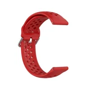 Univerzalen silikonski pas Techsuit W004 22mm za pametne ure - rdeč