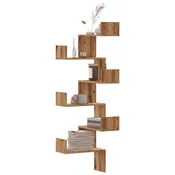vidaXL vidaXL Kotna stenska omara artisan hrast 45x45x147 cm inženirski les, (21412730)