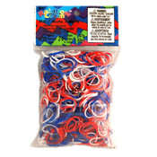 Rainbow Loom originalne gumice trobojni mix 600 komada od 6 godina