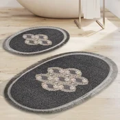 Lessentiel Maison Set 2 prostirke za kupatilo Antracit