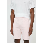 Kratke hlače Lacoste moški, roza barva