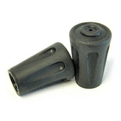 Fizan Rubber Tip with Ring Črna