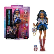 Northix Monster High Robecka Steam Doll s hišnim ljubljenčkom in dodatki