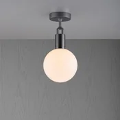 Buster + Punch Buster + Viličasto viličasto orožje kovina/steklo opal O 20cm - Dnevna soba/jedilnica - temno siva, bela