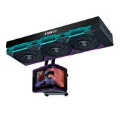 Vodno hlajenje Lian-Li HydroShift II OLED Curved 360 TL FLEX - 360mm RGB črna (GHS2OLDC36TB)