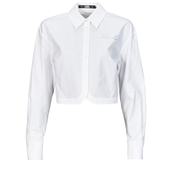 Karl Lagerfeld Srajce & Bluze crop poplin shirt Bela