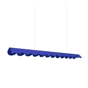 Temno modra aluminijasta LED viseča svetilka BISCUIT – Thoro
