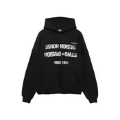 Pull&Bear Majica SUDADERA črna/bela