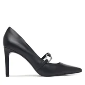 Calvin Klein Čevlji z visoko peto Ess Stiletto 90 Hdw Lth HW0HW03303 Črna