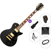 PSD Guitars LSP-100 SET Black Električna kitara
